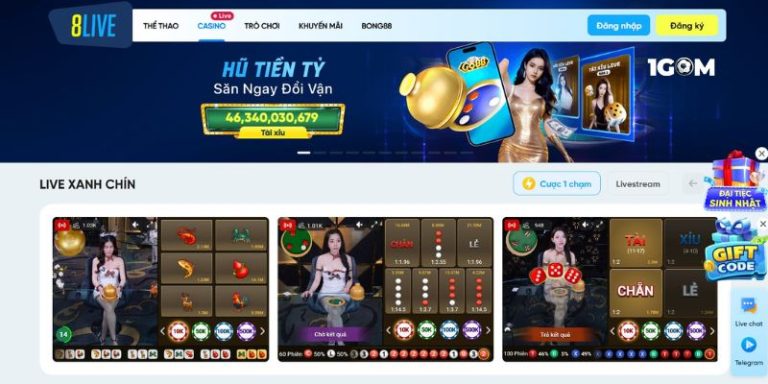 Hướng dẫn vào nhà cái 8live không bị chặn - Link 1Gom thay thế