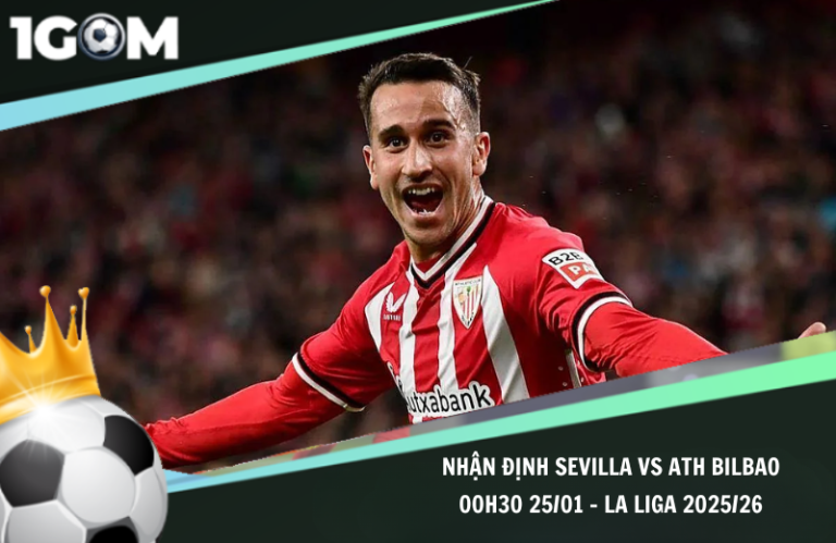 Nhận Định  Sevilla vs Ath Bilbao 00h30 25/01 – La Liga 2025/26