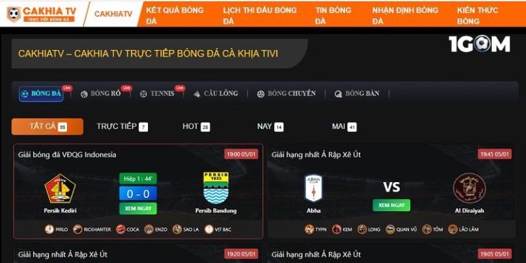 Cakhiatv -  Review toàn diện và hướng dẫn sử dụng kênh chi tiết